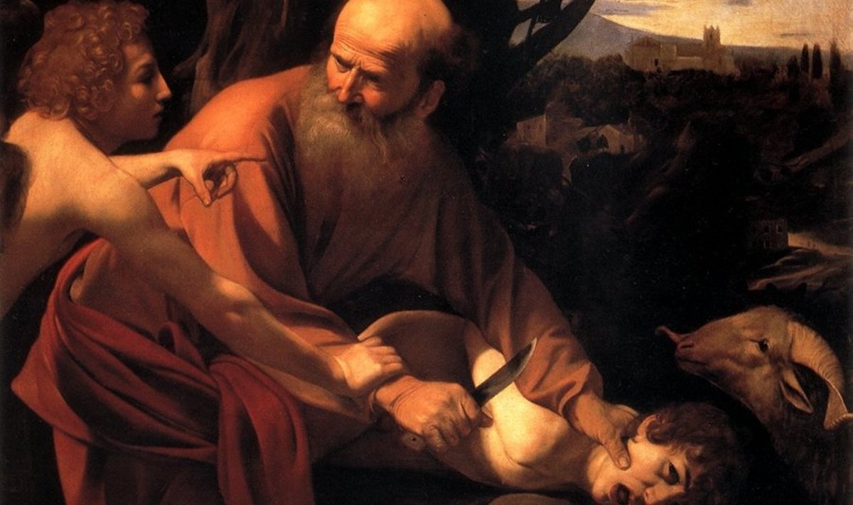Repro: Caravaggio „Iisaku ohverdamine” (1603) 