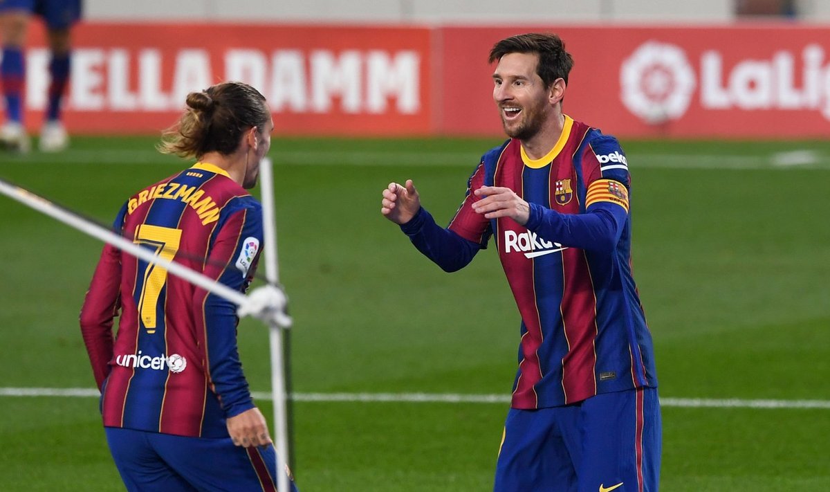 Antoine Griezmann ja Lionel Messi
