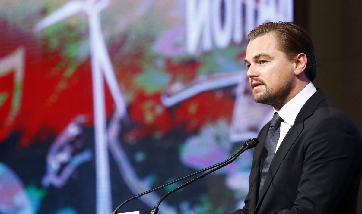 Leonardo DiCaprio Pariisi kliimakonverentsil