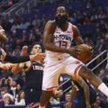 VIDEO | Harden ja Westbrook viskasid 77 punkti ning Rockets alistas Sunsi