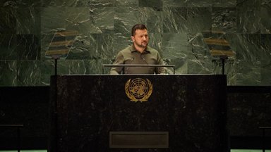 Правда ли, что украинский телеканал показал сидящего в зале Зеленского во время его выступления на трибуне в ООН?