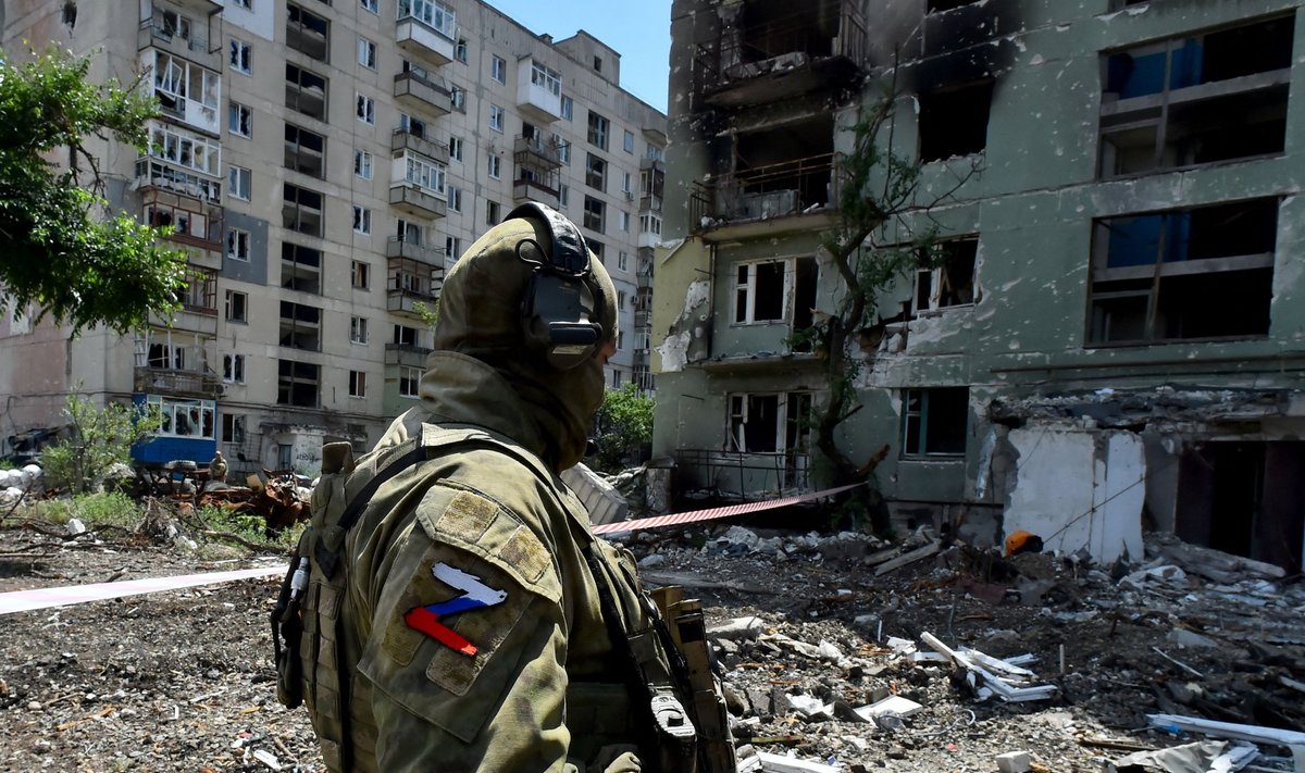 Vene sõdur okupeeritud Sjevjerodonetskis