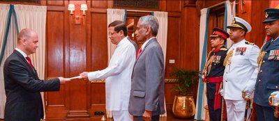 esti suursaadik Sri Lankal andis üle oma volikirja