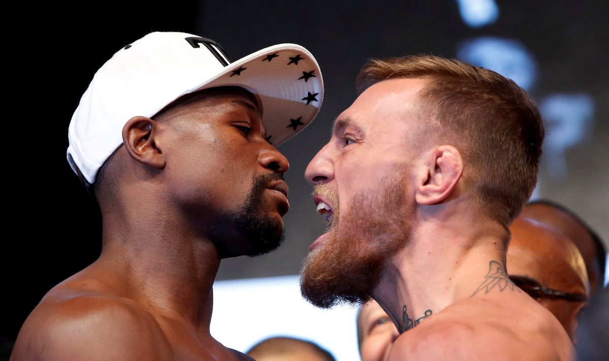 Floyd Mayweather Jr. ja Conor McGregor 2017. aastal.