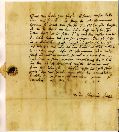 Martin Lutheri 1532. aastal Tallinna raele saadetud kiri