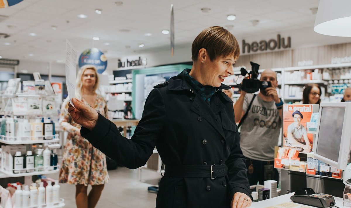 Kersti Kaljulaid laskis ennast gripi vastu vaktsineerida