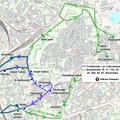 СХЕМА: 23 и 24 февраля в Таллинне будет изменено движение общественного транспорта