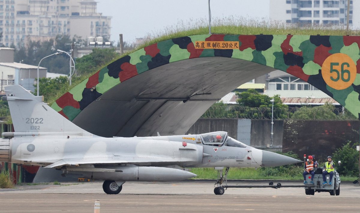 Taiwani Mirage 2000-5 täna Hsinchu lennubaasis