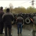 VIDEO: Kremlimeelsed Slovjanski linna elanikud seadsid end Kiievi pooldajate vastu barrikaadidele
