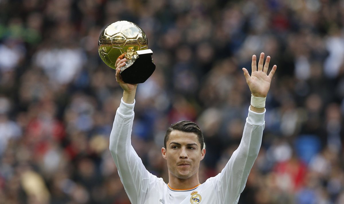 Ronaldo annetas oma 2013. aastal võidetud Ballon d'Ori