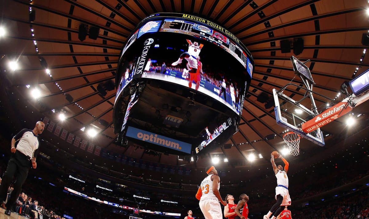 Knicks lõpetas hooaja võidukalt, kuid langes konkurentsist.