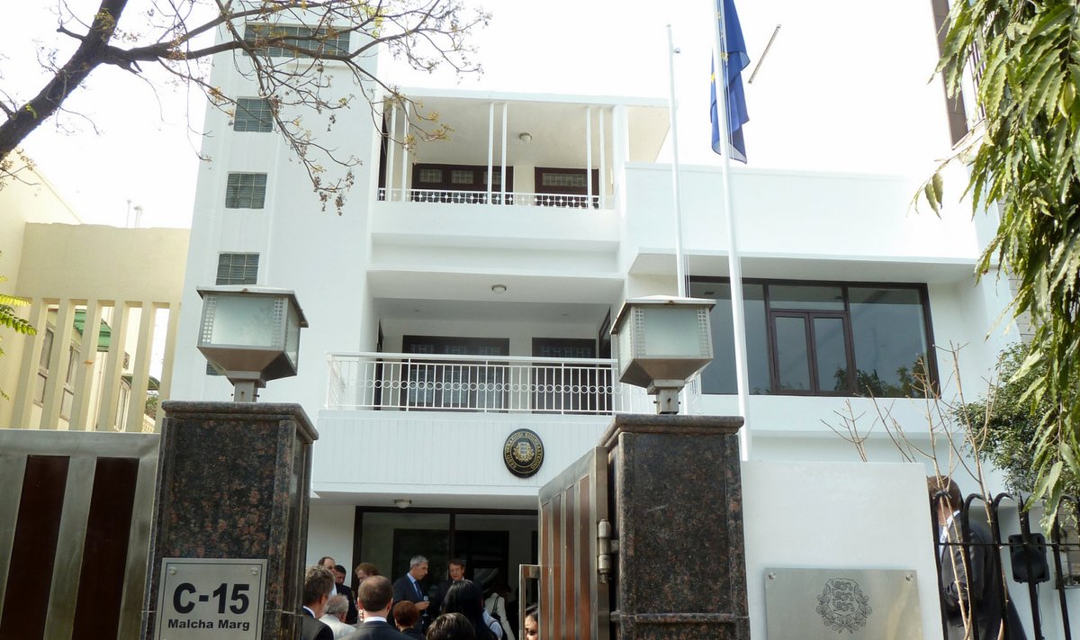 Eesti saatkonna hoone Indias, kus ei saa korraldada üritusi