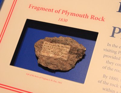 Suveniirkivike Plymothi rahnust, mis on USA ajaloos olulise tähtsusega.