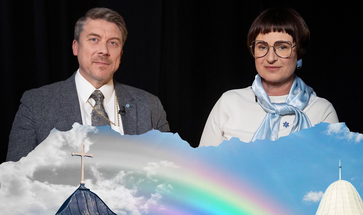 Vasakul ülal Urmas Viilma, paremal ülal Signe Riisalo.