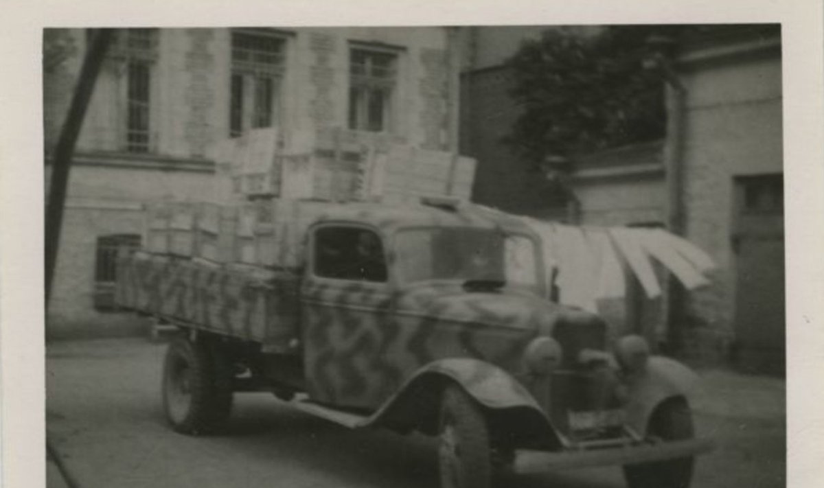 Tallinna Linnaarhiivi materjalide vedu Saksamaale 14.06.1944