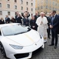 Osta ära: paavst Franciscus pani oma Lamborghini müüki