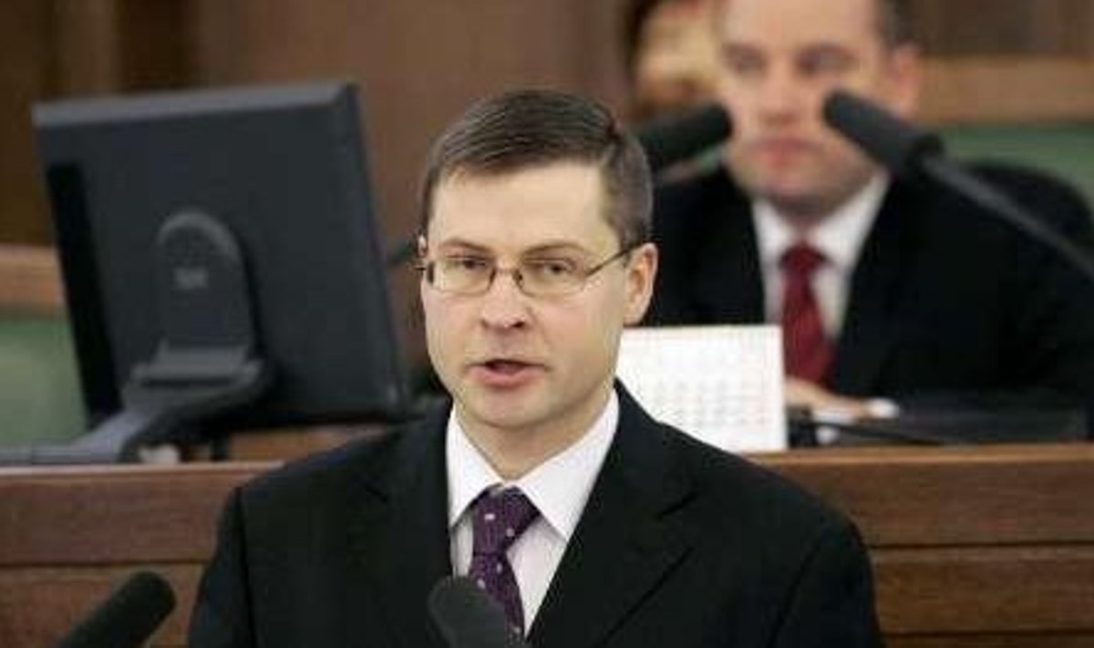 Läti peaminister Valdis Dombrosvkis.