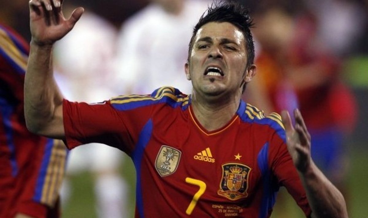 David Villa, Hispaania, jalgpall