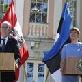 ФОТО DELFI: Президенты Австрии и Эстонии провели в Кадриорге совместную пресс-конференцию