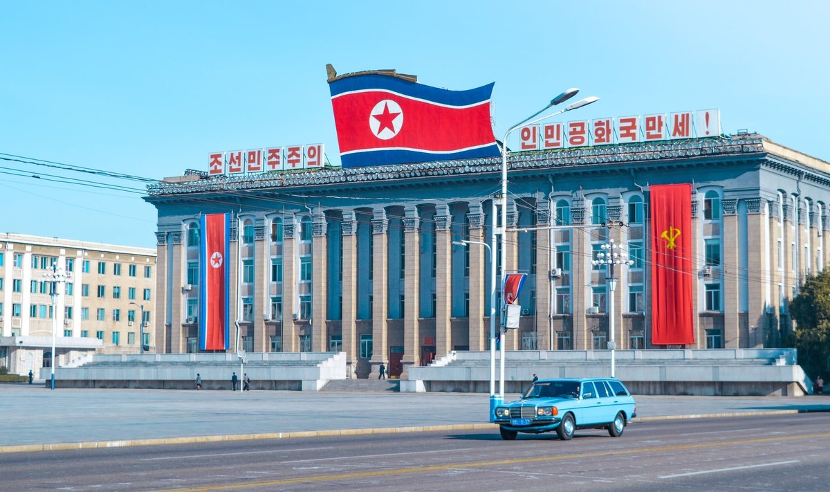 Põhja-Korea pealinn Pyongyang.