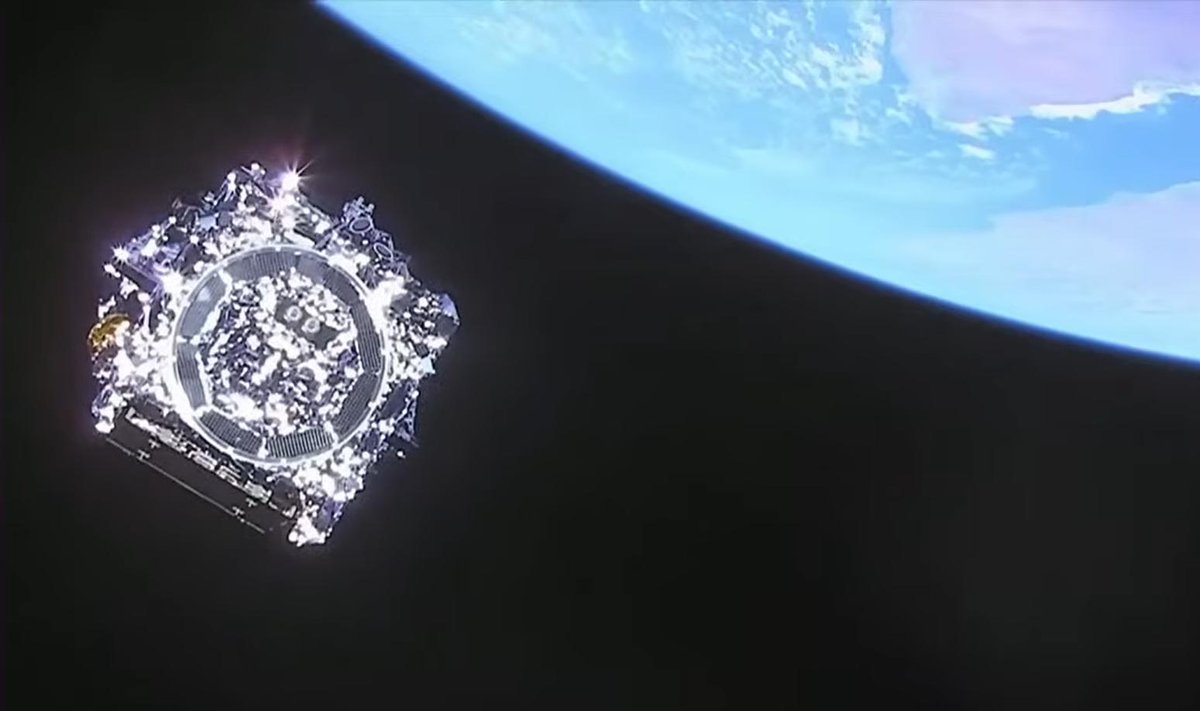 James Webbi teleskoop peale orbiidile toimetamist