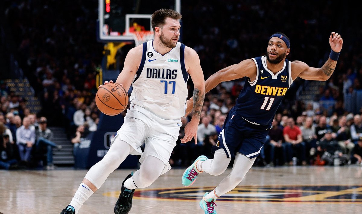 Luka Doncic (palliga) vedas Dallas Mavericksi võidule.