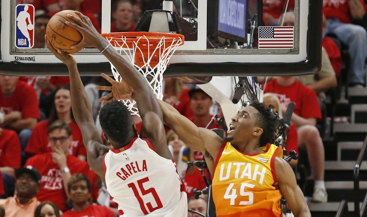 NBA play-off, Houston Rockets vs Utah Jazz