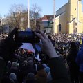 VIDEO | Ukrainlased tänasel meeleavaldusel Tallinnas: meie pered on Ukrainas, see on väga hirmutav