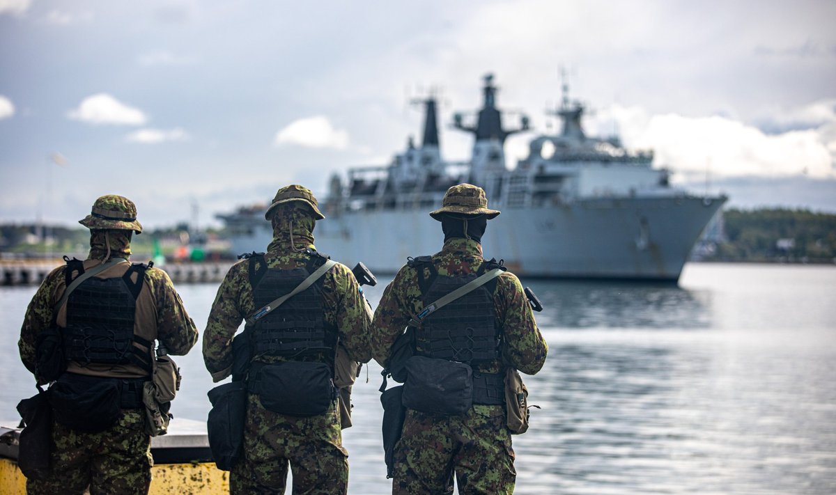 HMS Albioni saabumine Tallinna Vanasadamas 30.05.2023