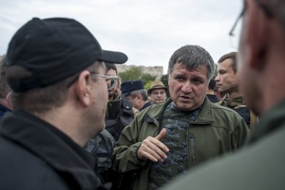 Arsen Avakov 2014. aasta juulis tagasivõetud Slovjanskis