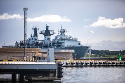 HMS Albioni saabumine Tallinna Vanasadamas 30.05.2023