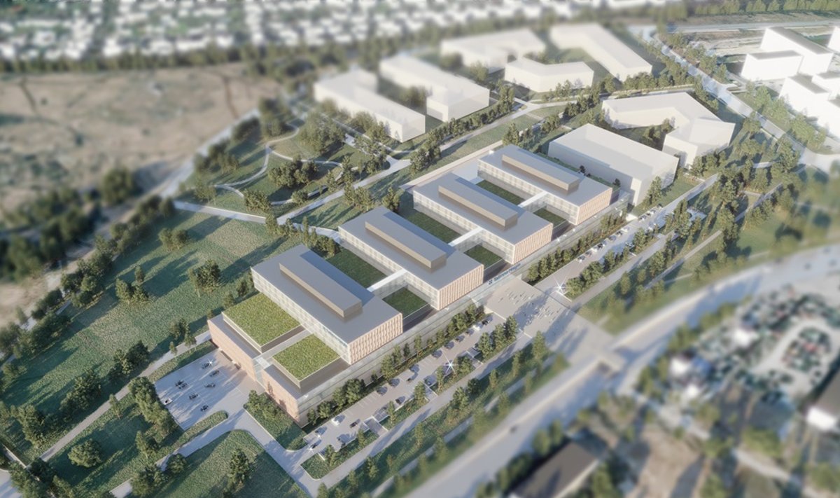 Будущая больница в Ласнамяэ