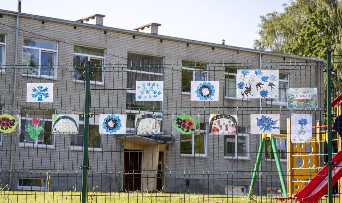 Kikase lasteaed on piiratud samasuguse taraga nagu enamik Tallinna renoveeritud haridusasutusi.