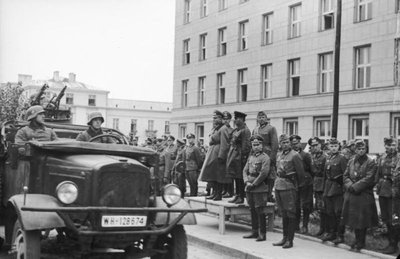Saksa-Nõukogude ühisparaad Brest-Litovskis 22. septembril 1939
