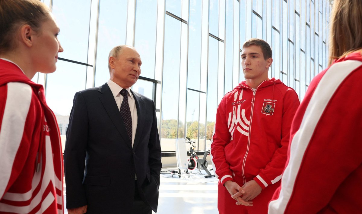 Vladimir Putin Moskvas rahvusvahelise sambokeskuse avamisel