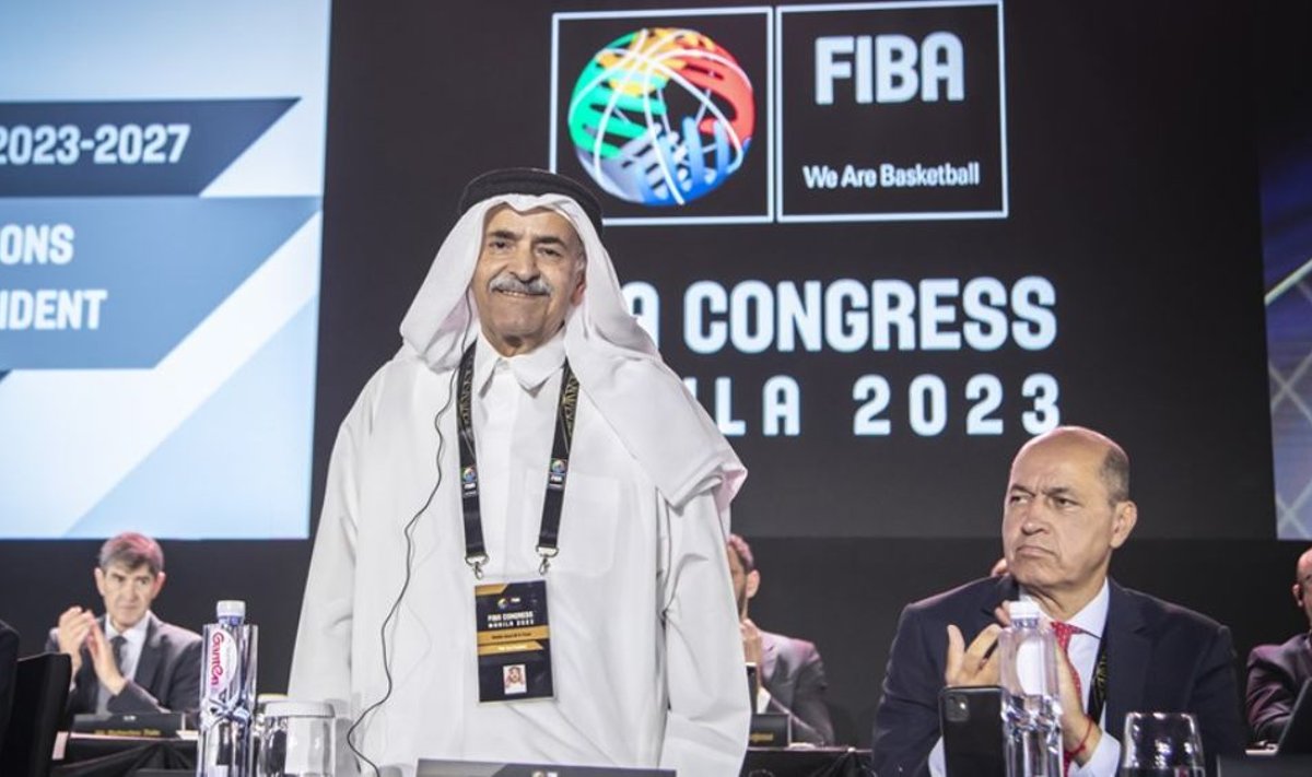 FIBA uueks presidendiks valiti Katari šeik Saud Ali Al Thani.