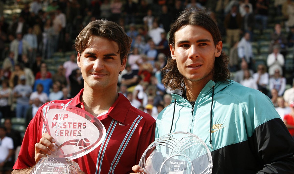 Federer ja Nadal 2007. aastal Hamburgis.