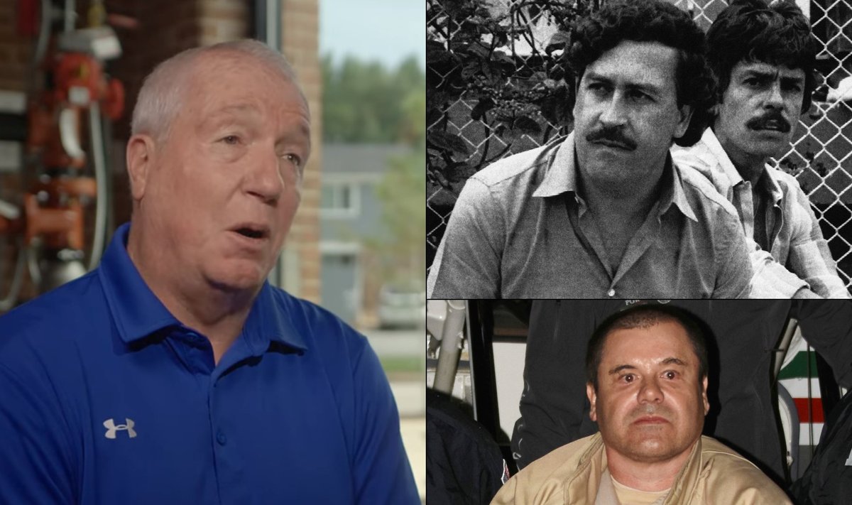TUNNEB ASJA: Politseiagent Jack Riley oli seotud nii Pablo Escobari (ülal) kui El Chapo kinnivõtmisega. Viimase tabamisest räägib ta pikemalt ka Netflixi sarja "World´s Most Wanted" avaosas (kaader sarjast).