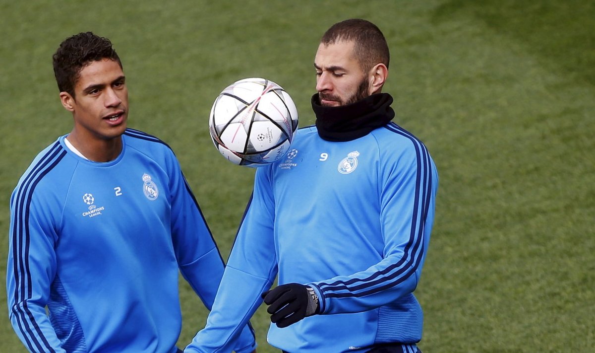 Nii Raphael Varane (vasakul) kui Karim Benzema jäävad Prantsusmaa EM-koondisest eemale