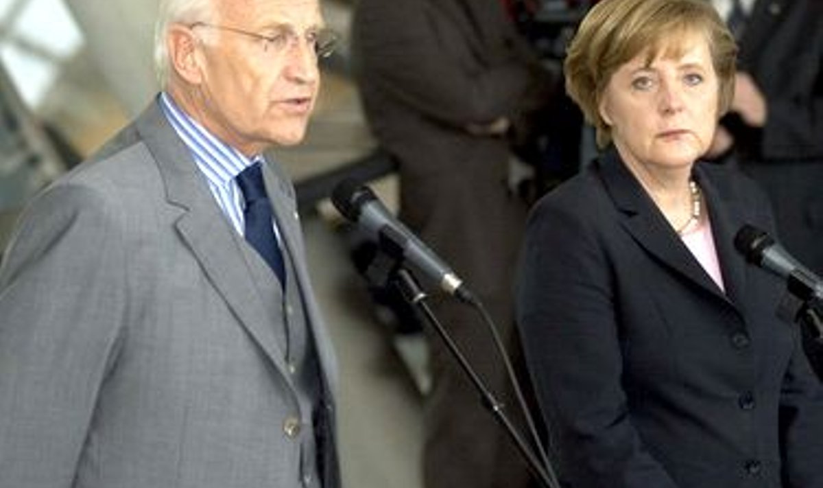Angela Merkel ja Edmund Stoiber