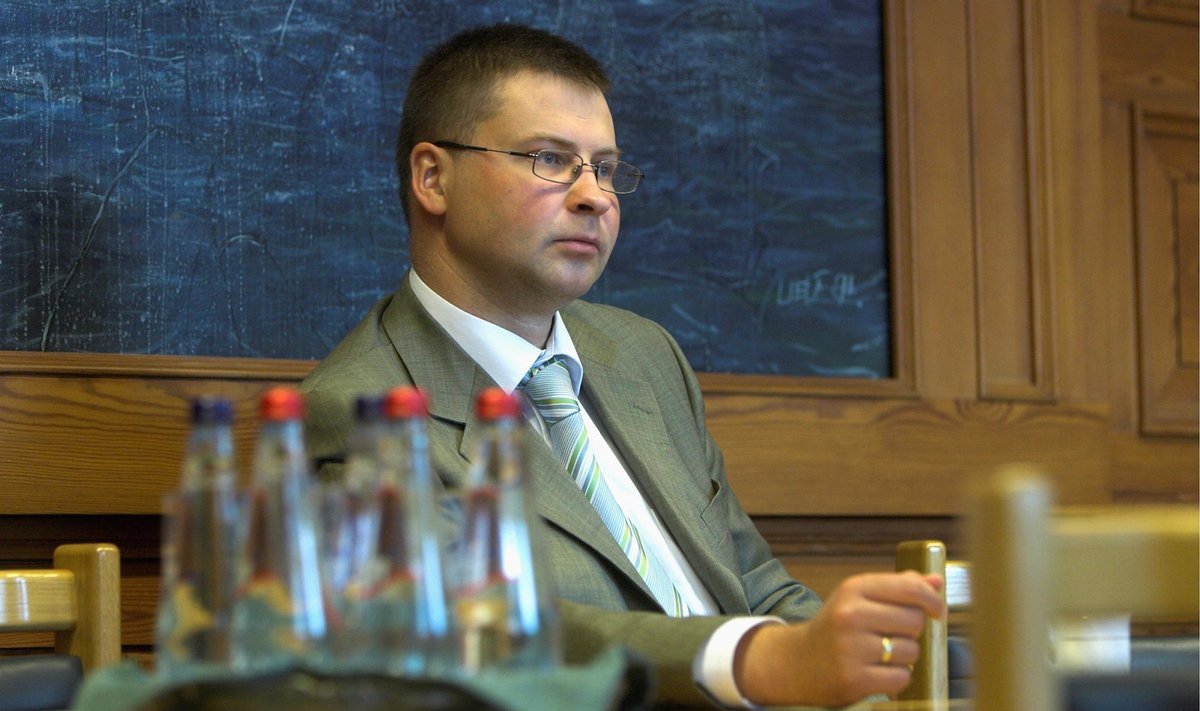 Läti peaminister Valdis Dombrovskis. 