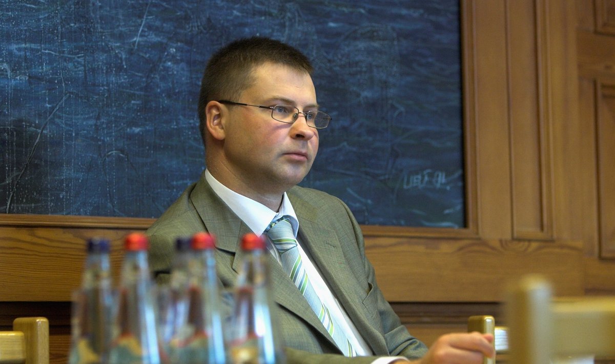 Läti peaminister Valdis Dombrovskis. 