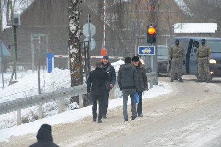 Artjom Zintšenko ja Raivo Susi vahetus Koidula piiripunktis