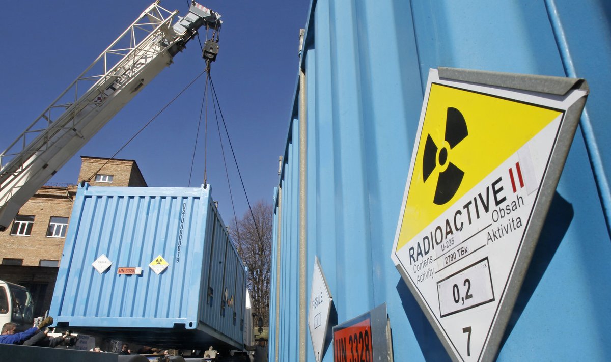 Radioaktiivsete ainete vedu Kiievis. Võimalik, et ka grusiinide salakaup pärineb Ukrainast.