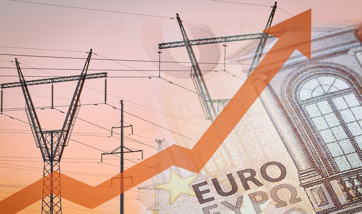 В январе средняя биржевая цена электроэнергии в Эстонии составила 129,33 евро за мегаватт-час