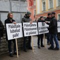 ФОТО | Спасатели организовали предупредительный пикет против 12-часовых смен