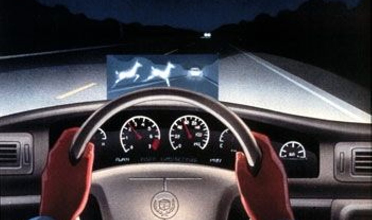 Cadillac DeVille'i Night Vision oli esimene tsiviilisikute luksusautodesse saabunud öövaatlussüsteem
