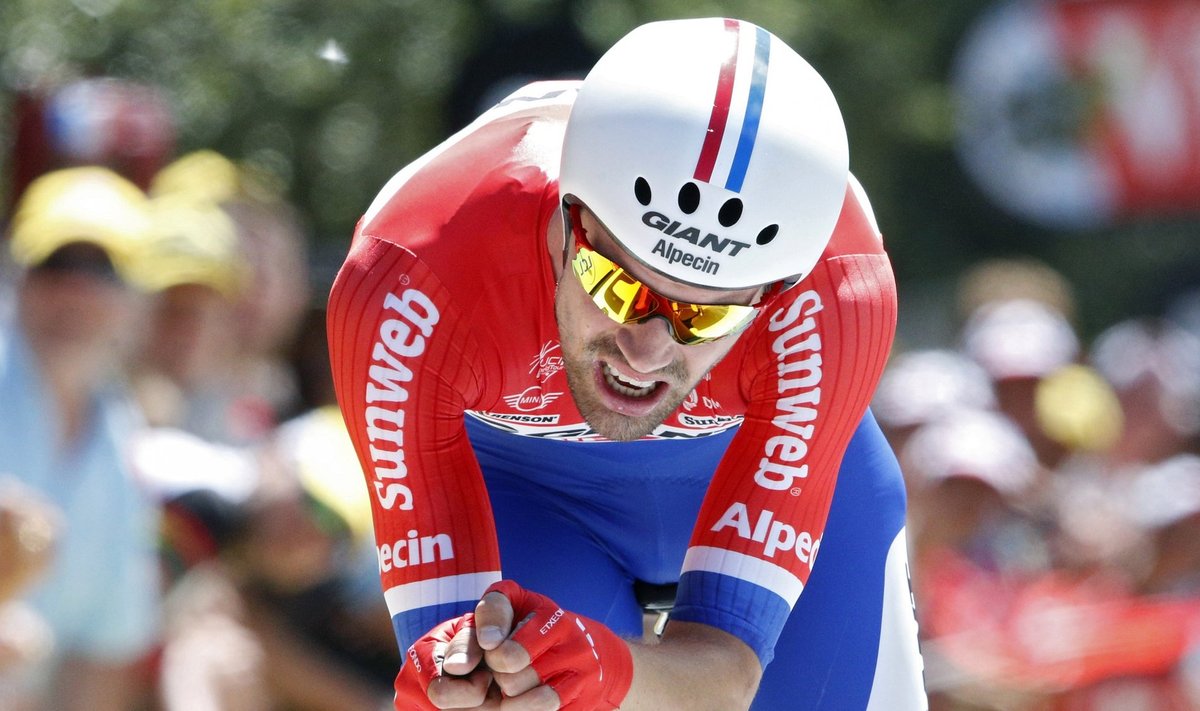 Tom Dumoulin võitis Tour de France´il eraldistardiga sõidu