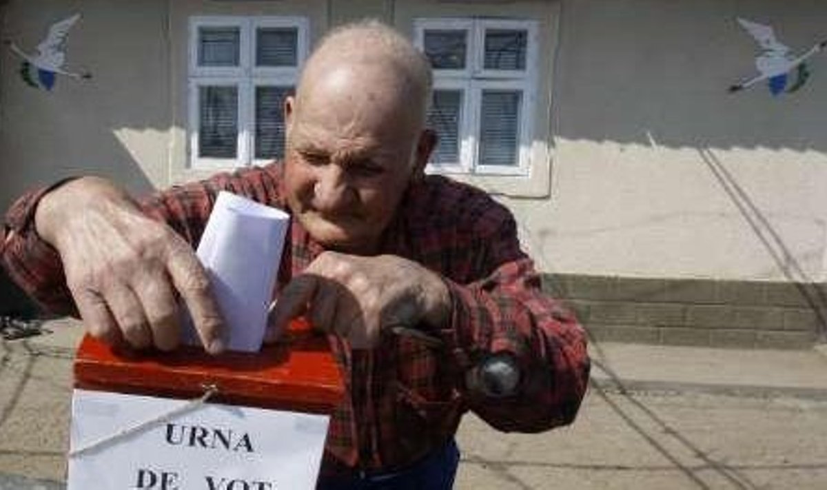 Moldovas käib hääletamine niiviisi.