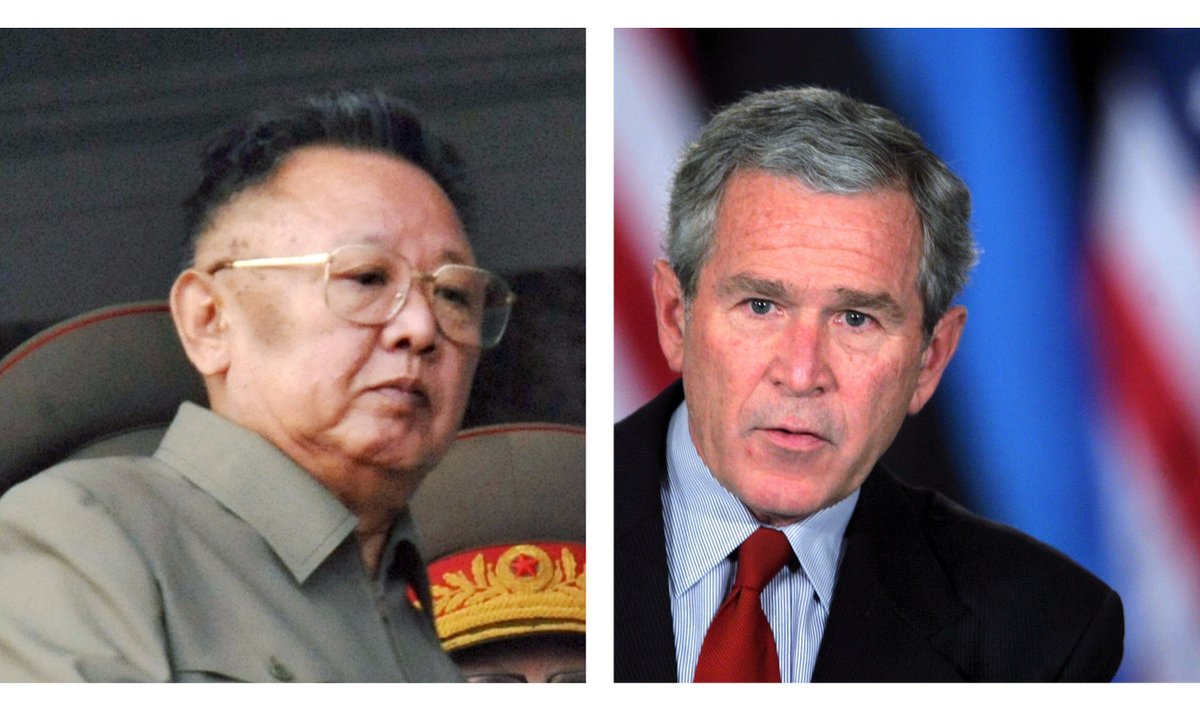 Kim Jong-il ja George W. Bush